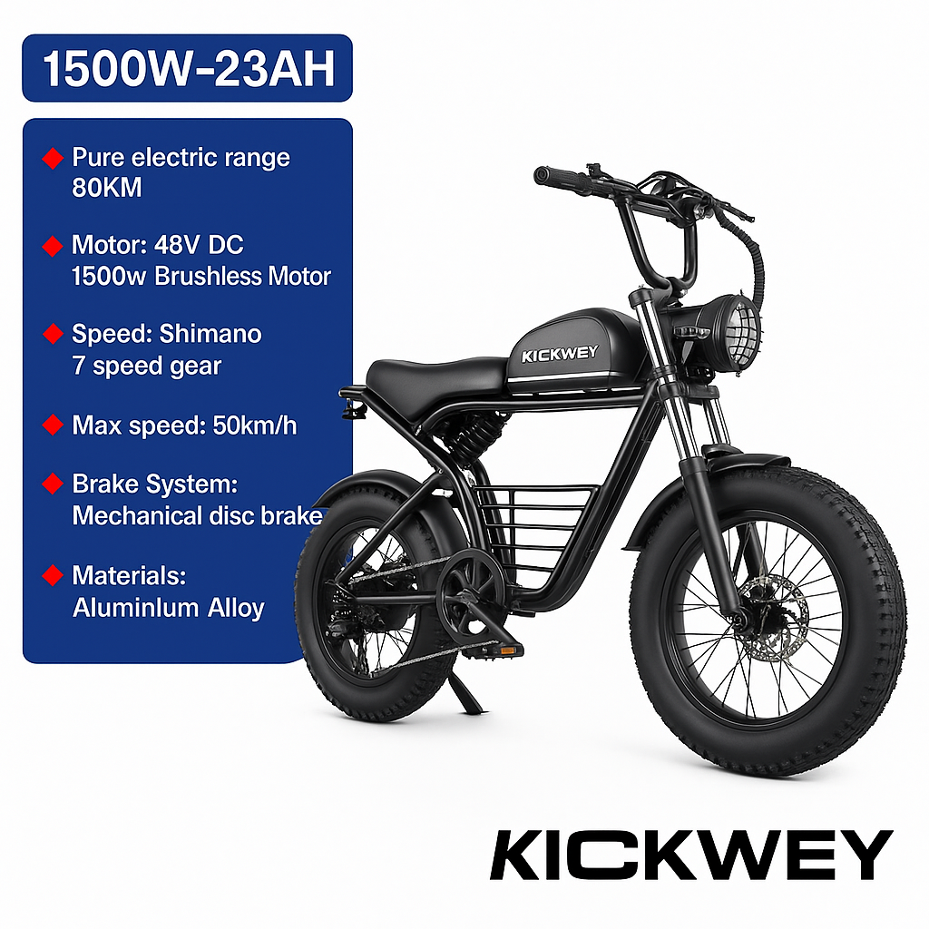 Primva Kickwey K7 1500W Electric Bike