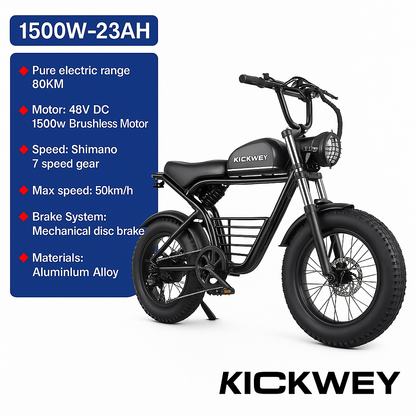 Primva Kickwey K7 1500W Electric Bike
