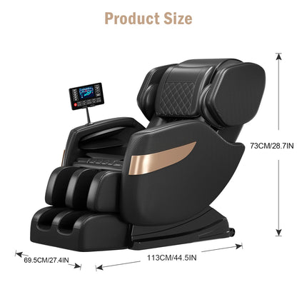 PrimvaRelax Zero Gravity Massage Chair - Full Body 4D Shiatsu with Air Compression Therapy