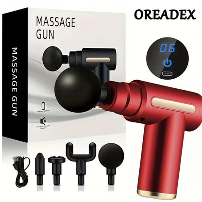 PrimvaRelief Pro Massage Gun – Smart Deep Tissue Therapy with LED Touch Display