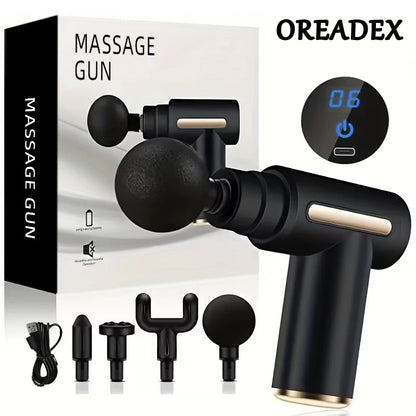 PrimvaRelief Pro Massage Gun – Smart Deep Tissue Therapy with LED Touch Display