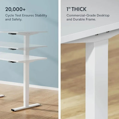 Primva ErgoLift 48 – Electric Standing Desk (48x30", Black)